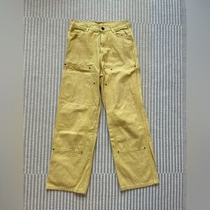 Brain dead Mustard Yellow Carpenter/Painter Double Knee pants